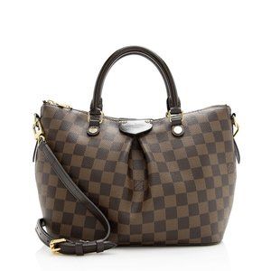 Damier Ebene Siena PM Satchel
